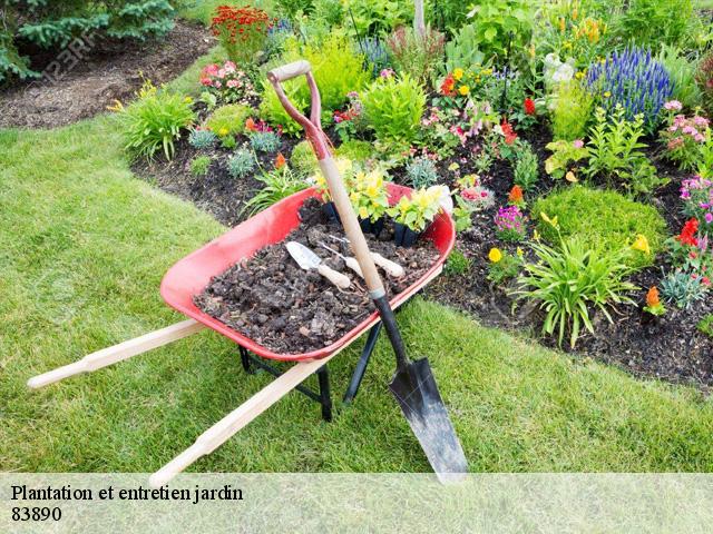 Plantation et entretien jardin  83890