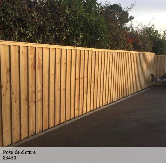 Pose de cloture  83460