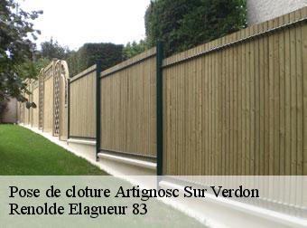 Pose de cloture 83630