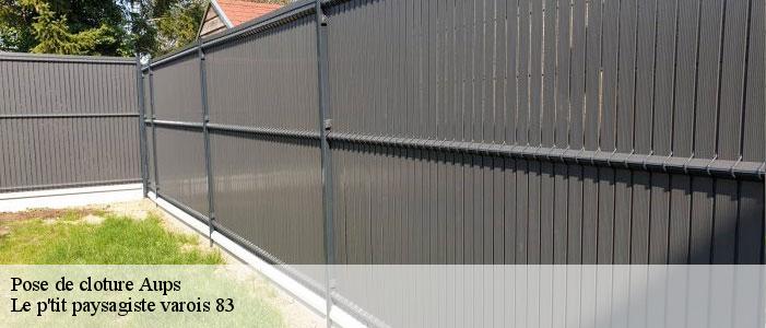 Pose de cloture  83630