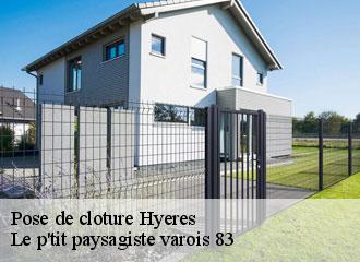 Pose de cloture hyeres-83400 Le p'tit paysagiste varois 83