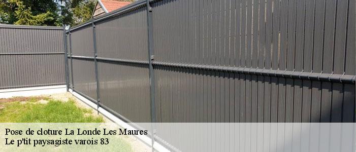 Pose de cloture  83250