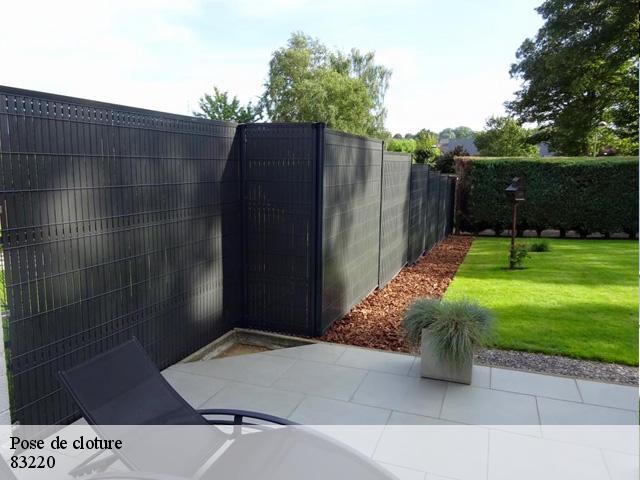 Pose de cloture 83220