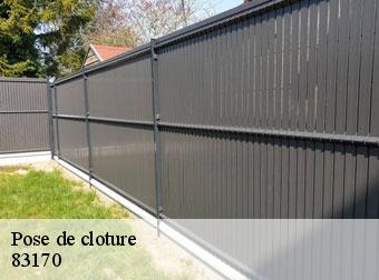 Pose de cloture 83170