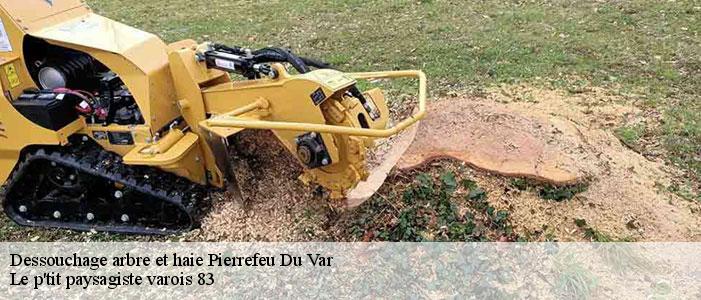 Dessouchage arbre et haie 83390
